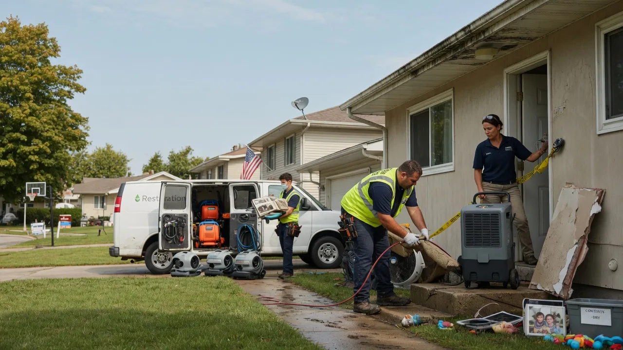 Water Damage Restoration in Kempton, IN near me